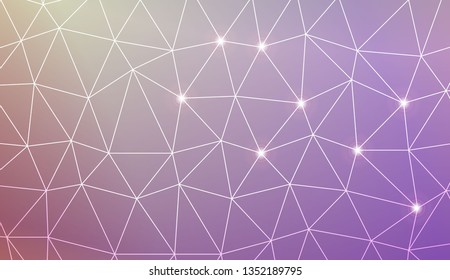 Triangles mosaic cover. Modern design for you business, project. Vector illustration. Blurred Background, Smooth Gradient Texture Color
