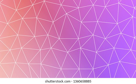 Triangles mosaic cover. Modern design for you business, project. Vector illustration. Blurred Background, Smooth Gradient Texture Color