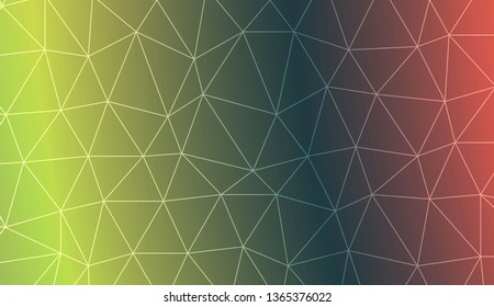 Triangles mosaic cover. Modern design for you business, project. Vector illustration. Blurred Background, Smooth Gradient Texture Color