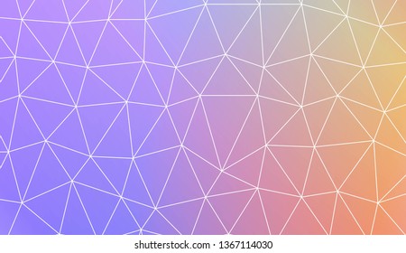Triangles mosaic cover. Modern design for you business, project. Vector illustration. Blurred Background, Smooth Gradient Texture Color