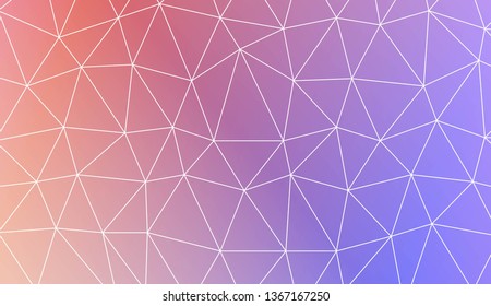 Triangles mosaic cover. Modern design for you business, project. Vector illustration. Blurred Background, Smooth Gradient Texture Color