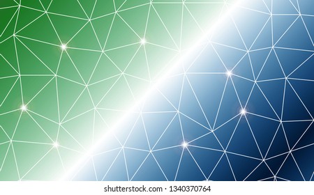 Triangles mosaic cover. Template for your banner. Vector illustration. Creative gradient color