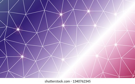 Triangles mosaic cover. Template for your banner. Vector illustration. Creative gradient color