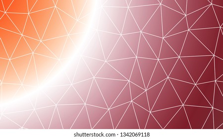 Triangles mosaic cover. Template for your banner. Vector illustration. Creative gradient color