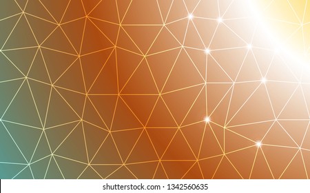 Triangles mosaic cover. Template for your banner. Vector illustration. Creative gradient color