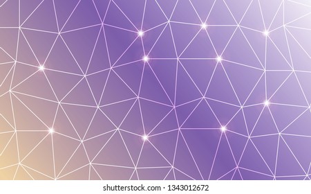 Triangles mosaic cover. Template for your banner. Vector illustration. Creative gradient color