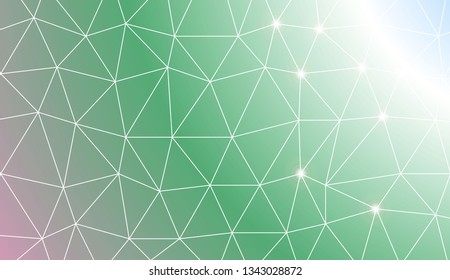 Triangles mosaic cover. Template for your banner. Vector illustration. Creative gradient color