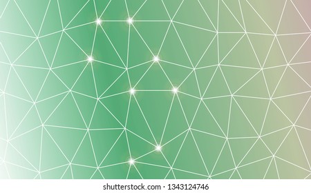 Triangles mosaic cover. Template for your banner. Vector illustration. Creative gradient color