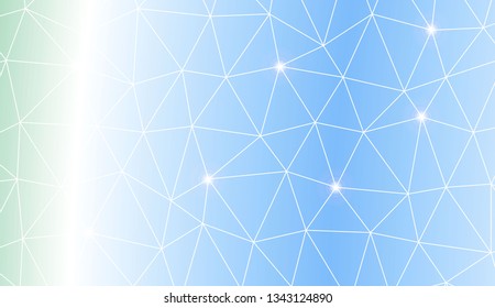 Triangles mosaic cover. Template for your banner. Vector illustration. Creative gradient color