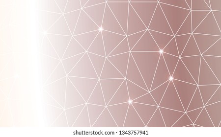 Triangles mosaic cover. Template for your banner. Vector illustration. Creative gradient color