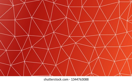Triangles mosaic cover. For your wallpaper, advert, banner, poster. Vector illustration. Creative gradient color.