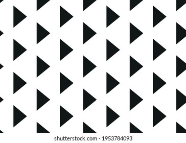 Triangles on a white background. Seamless texture.