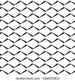 Triangles ornament. Geometric backdrop. Triangular shapes wallpaper. Figures background. Polygons motif. Digital paper, textile print, web design, abstract. Seamless pattern. Vector.