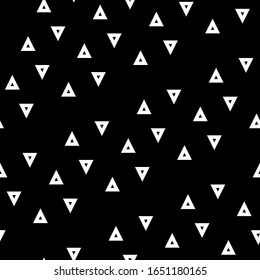  Los triángulos adornos. Fondo de figuras geométricas. Fondo geométrico.Papel tapiz de formas triangulares. Motivo de los polígonos. Papel digital, impresión textil, diseño web, abstracto. Patrón sin problemas. Vector