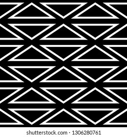 Triangles ornament. Geometrical backdrop.Polygons motif.Geometric figures background. Digital paper, textile print, web design, abstract. Triangular shapes wallpaper.Seamless pattern. Vector