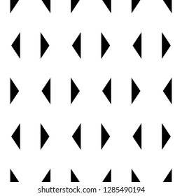 Triangles ornament. Geometrical background. Triangular shapes backdrop. Geometric figures wallpaper. Polygons motif. Digital paper, textile print, web design, abstract. Seamless pattern. Vector