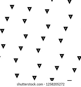 Triangles ornament. Polygons motif. Geometric figures background.Digital paper, textile print, web design, abstract. Geometrical backdrop.Seamless pattern. Triangular shapes wallpaper. Vector .