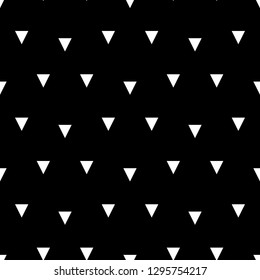 Triangles ornament.Figures motif. Triangular shapes backdrop. Geometric wallpaper. Polygons background. Digital paper, textile print, web design, abstract. Seamless pattern. Vector.