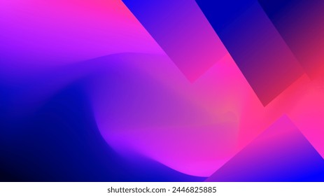 Triangles over dynamic color mesh gradient of twilight colors background