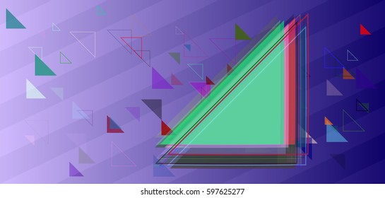 triangles pattern art