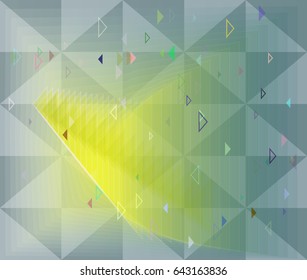 triangles pattern art