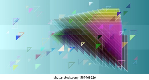 triangles pattern background