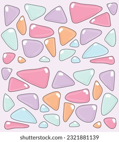 Triangles Pattern Background Vector Illustration