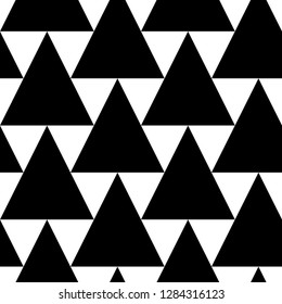 Triangles pattern. Geometrical backdrop. Triangular shapes wallpaper. Geometric figures background. Digital paper, textile print, abstract. Polygons ornament. Seamless vector