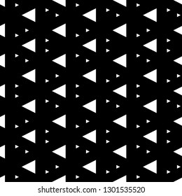 Triangles pattern. Geometrical figures wallpaper. Triangular shapes backdrop. Geometric background. Digital paper, textile print, abstract. Seamless ornament.