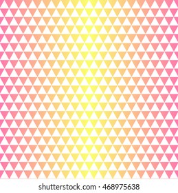 Triangles pattern. Picture for clothes, shirts. Example of a tie, of a kerchief. Brazil color.