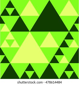 Triangles pattern. Picture for clothes, shirts. Example of a tie, of a kerchief