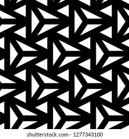 Triangles pattern. Polygons ornament. Geometrical backdrop. Triangular shapes wallpaper. Geometric figures background. Digital paper, textile print, abstract. Seamless vector.