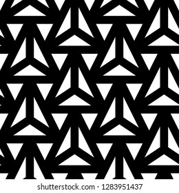 Triangles pattern. Polygons ornament. Geometrical backdrop. Triangular shapes wallpaper. Digital paper, textile print, abstract. Geometric figures background. Seamless vector.