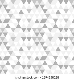Triangles pattern in retro colors. Abstract vector geometric repeat background.