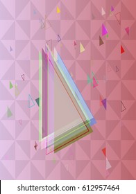 triangles pattern vector
