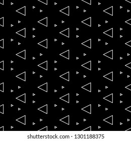 Triangles pattern.Geometric background. Triangular shapes backdrop. Geometrical figures wallpaper. Digital paper, textile print, abstract. Seamless ornament.