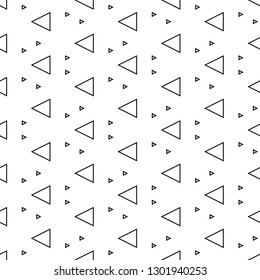 Triangles pattern.Geometric background. Triangular shapes backdrop. Geometrical figures wallpaper. Digital paper, textile print, abstract. Seamless ornament