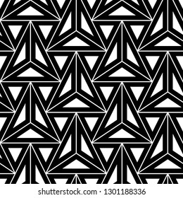 Triangles pattern.Polygons motif. Geometric figures background. Linear ornament. Digital paper, textile print, abstract. Geometrical backdrop. Triangular shapes wallpaper. Seamless vector