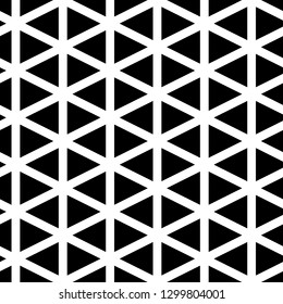 Triangles pattern.Triangular shapes wallpaper. Geometric backdrop. Figures background. Polygons motif. Digital paper, textile print, web design, abstract. Seamless ornament. Vector