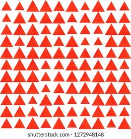Triangles with a RED gradient. Seamless vector pattern for design of fabric, wallpapers. . Vector.