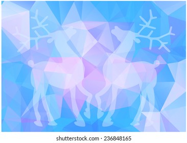 triangles reindeer