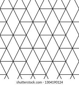 Triangles, rhombuses ornament.Geometrical backdrop. Triangular, quadrangular shapes wallpaper. Digital paper, textile print, abstract. Geometric background.Polygons motif. Seamless pattern.