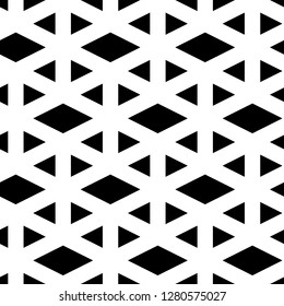 Triangles, rhombuses ornament.Polygons motif. Geometrical backdrop. Quadrangular, triangular shapes wallpaper. Geometric background. Digital paper, textile print, abstract. Seamless pattern