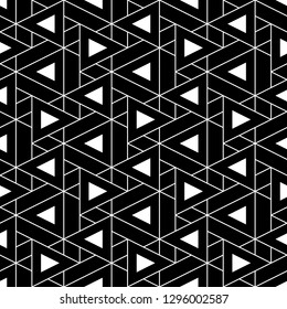 Triangles, rhombuses, parallelograms, trapeziums pattern. Geometrical figures wallpaper. Polygons motif. Geometric background. Shapes backdrop. Digital paper, abstract. Seamless ornament