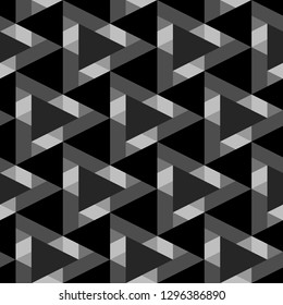 Triangles, rhombuses, parallelograms, trapeziums pattern.Shapes backdrop. Geometrical figures wallpaper. Polygons motif. Geometric background. Digital paper, abstract. Seamless ornament.