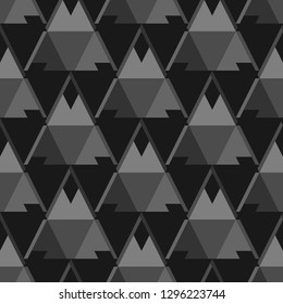 Triangles, rhombuses, parallelograms, trapeziums, polygons pattern.Shapes backdrop. Geometrical figures wallpaper.Digital paper, abstract. Geometric background. Seamless ornament.