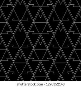 Triangles, rhombuses, parallelograms, trapeziums, polygons pattern. Geometrical figures wallpaper. Geometric background. Shapes backdrop. Digital paper, abstract. Seamless ornament