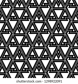 Triangles, rhombuses, parallelograms, trapeziums, polygons pattern. Geometrical figures wallpaper. Geometric background. Shapes backdrop. Digital paper, abstract. Seamless ornament