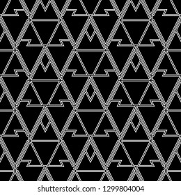 Triangles, rhombuses, parallelograms, trapeziums, polygons pattern.Seamless ornament. Digital paper, abstract. Geometrical figures wallpaper. Shapes backdrop. Geometric background