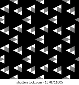 Triangles, rhombuses pattern. Geometrical backdrop. Triangular, quadrangular shapes wallpaper. Geometric background. Polygons motif. Digital paper, abstract. Seamless ornament